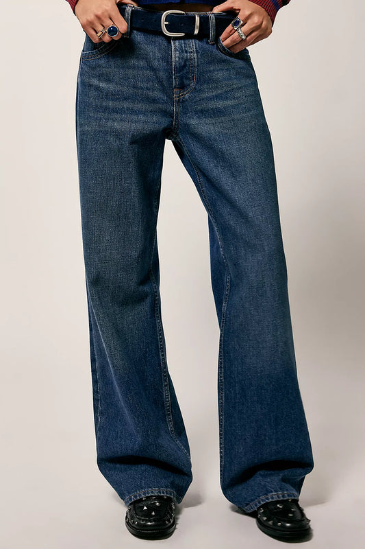 Free People Tennessee Low-Rise BF Jeans