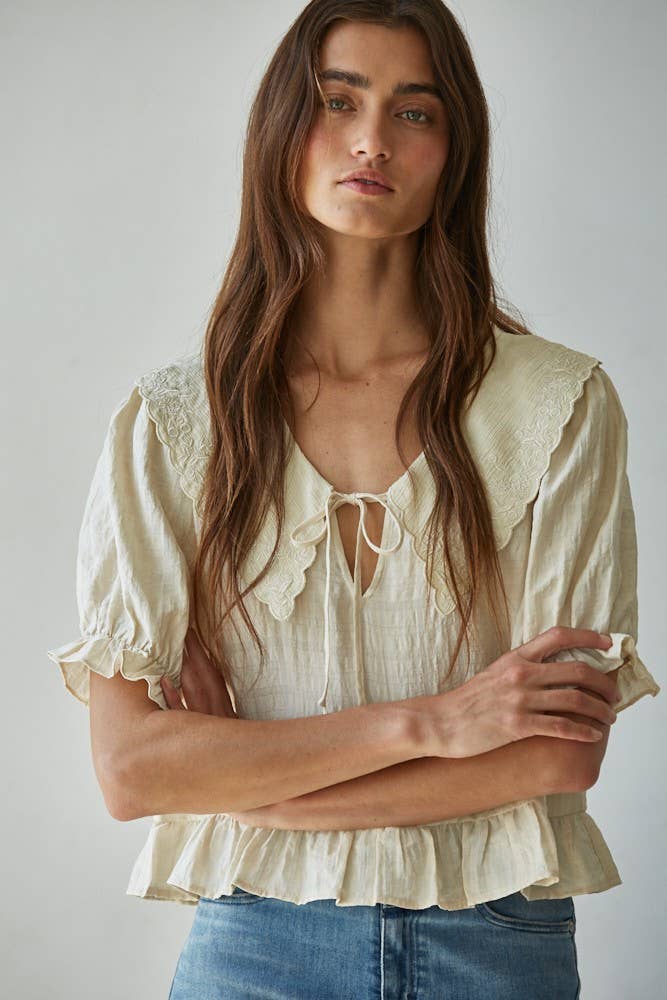 Quinn Embroidered Blouse