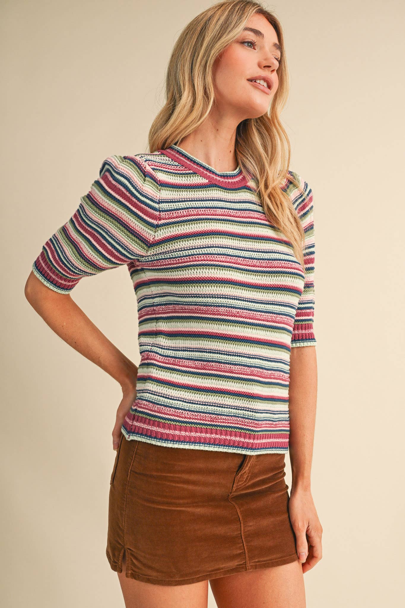 Josephine Multi Striped Sweater