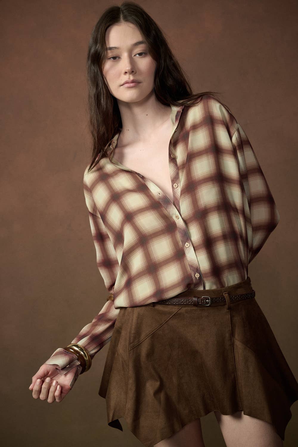 Best Day Chiffon Button-Up