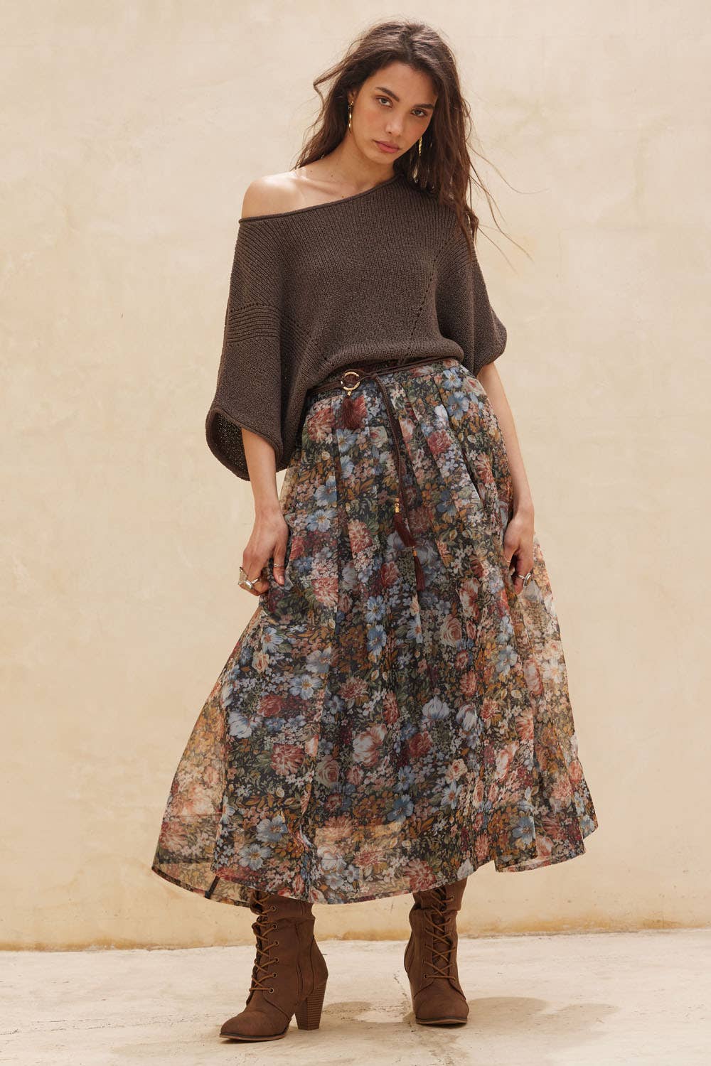 Coco Pointelle Knit Sweater