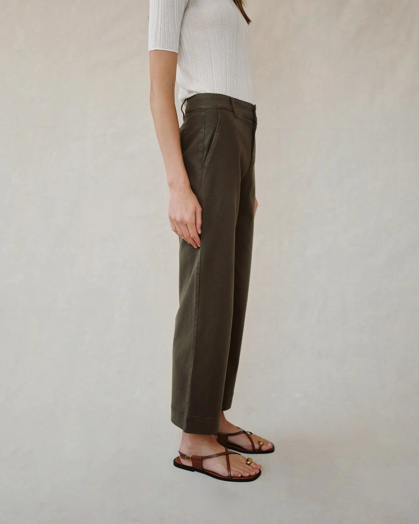Bella Dahl Saige Wide Leg Cropped Pant