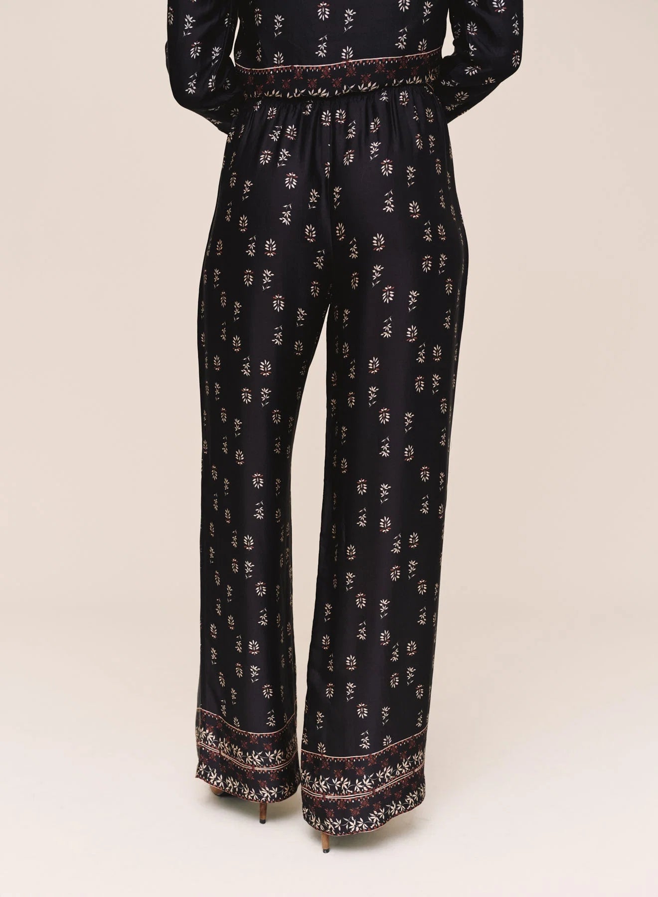Bella Dahl Single Pleat Wide Leg Border Pant