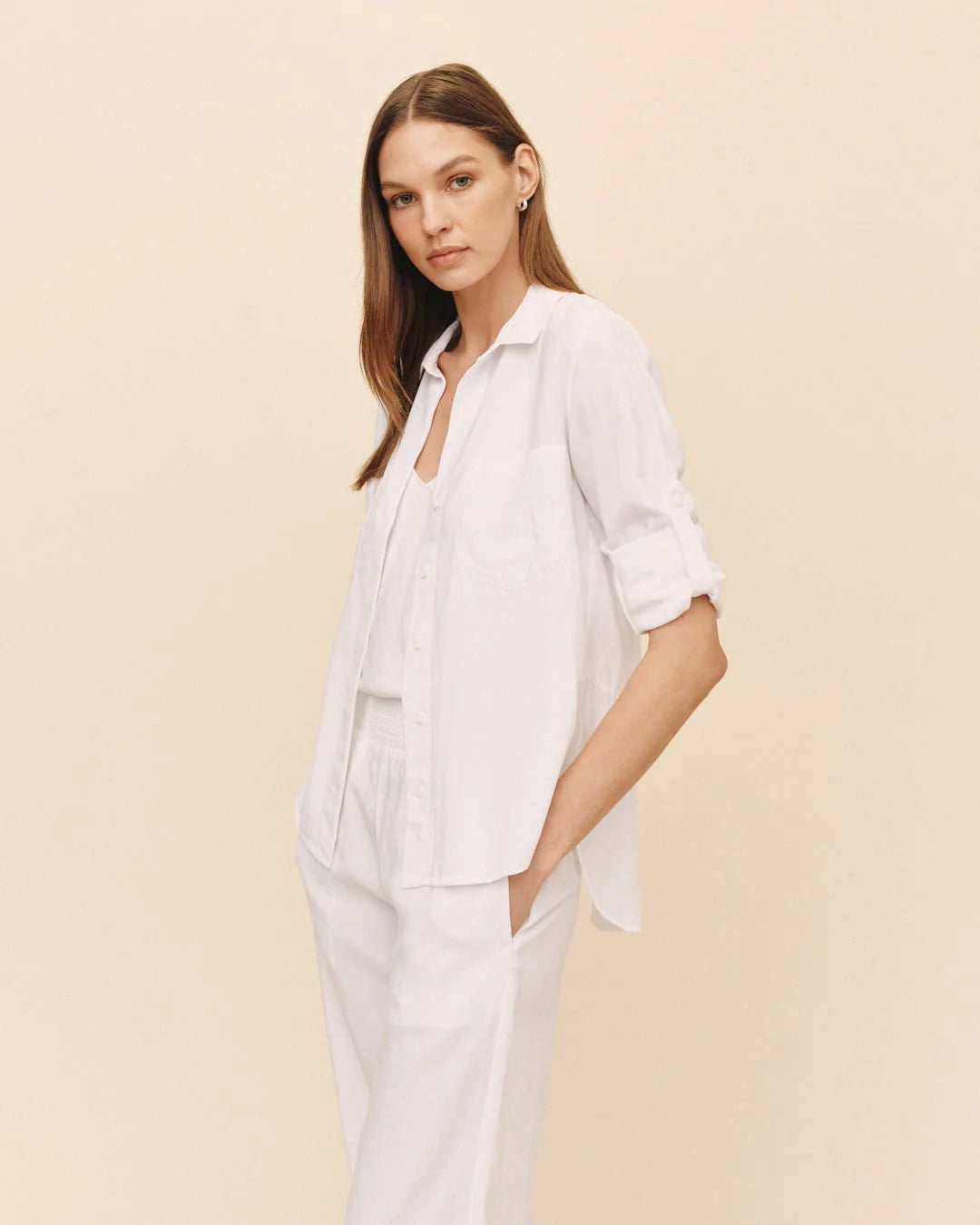 Bella Dahl Split Back Button Down