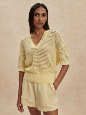 Varley Callie Knit Top